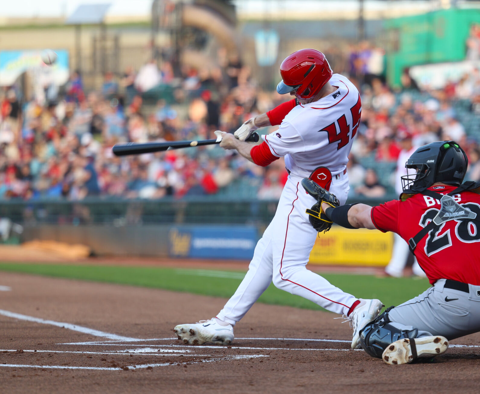 Bats player hits fly ball.JPG