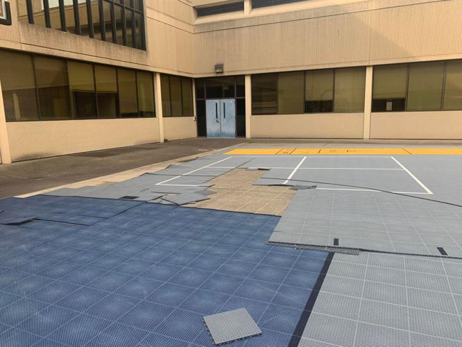 Louisville's youth detention center recreation space