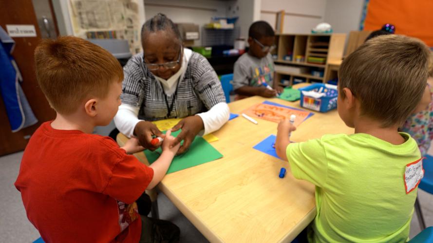 Students at JCPS 'Ready4K' summer program on July 13, 2022
