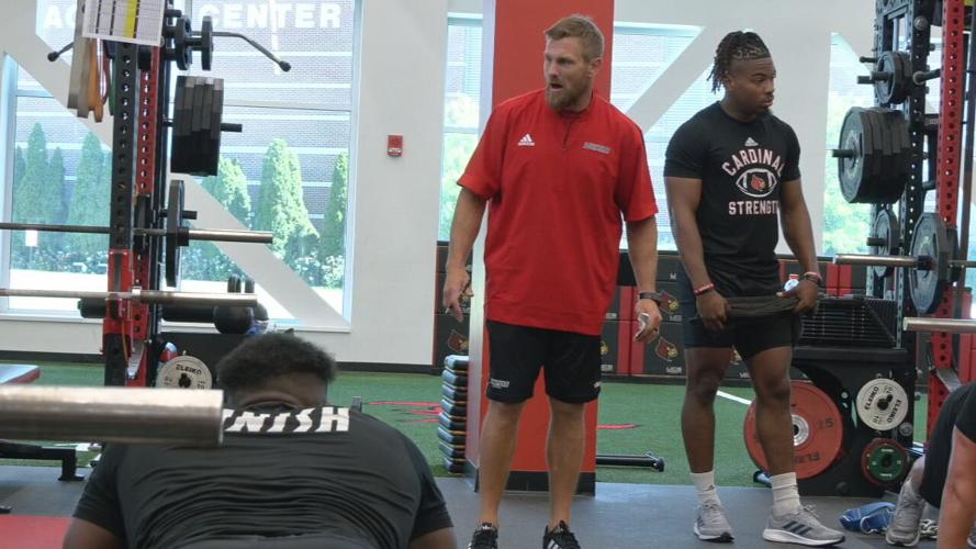 Louisville football strength training