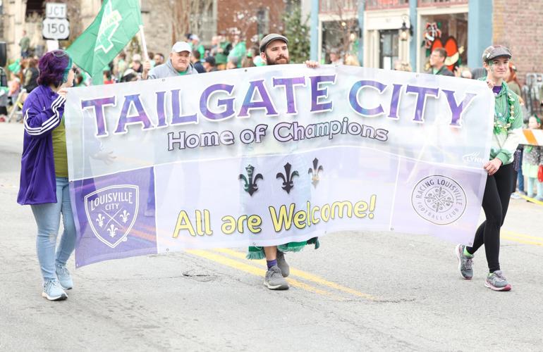 LouCity walkers at parade