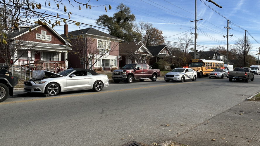 JCPS bus crash in west Louisville