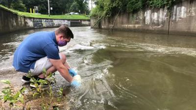 U of L water pollution collection, Sam Kessler