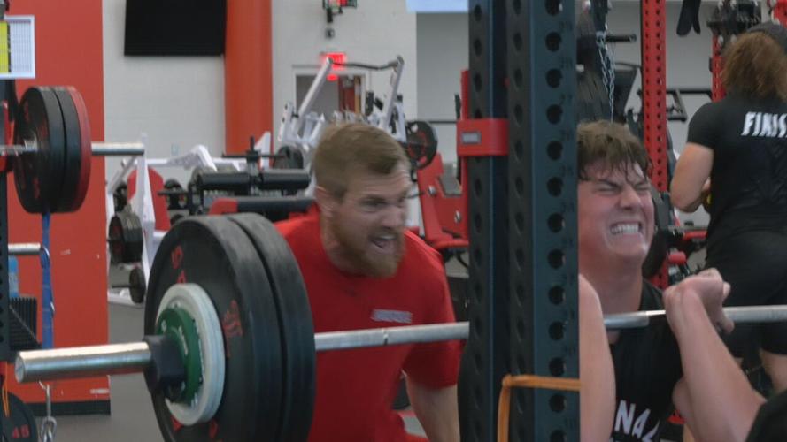 Louisville football strength training