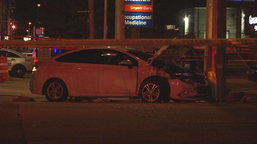 9th and Broadway crash scene (3/26/20)