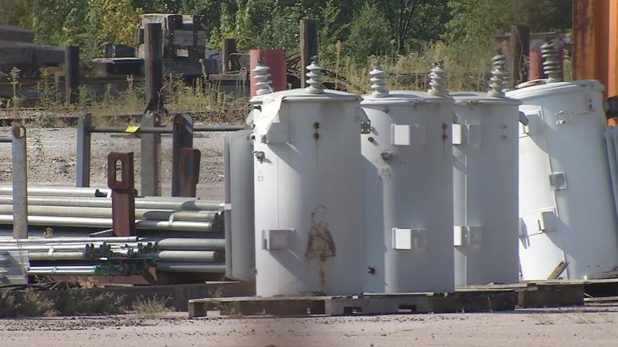 Equipment being sold at Jeffboat auction.