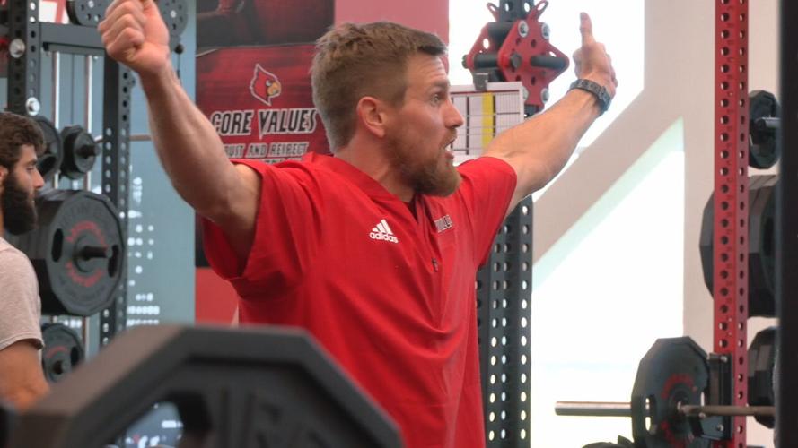 Louisville football strength training