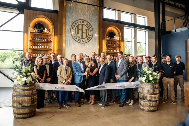 Heaven Hill Springs Distillery Ribbon Cutting in Bardstown