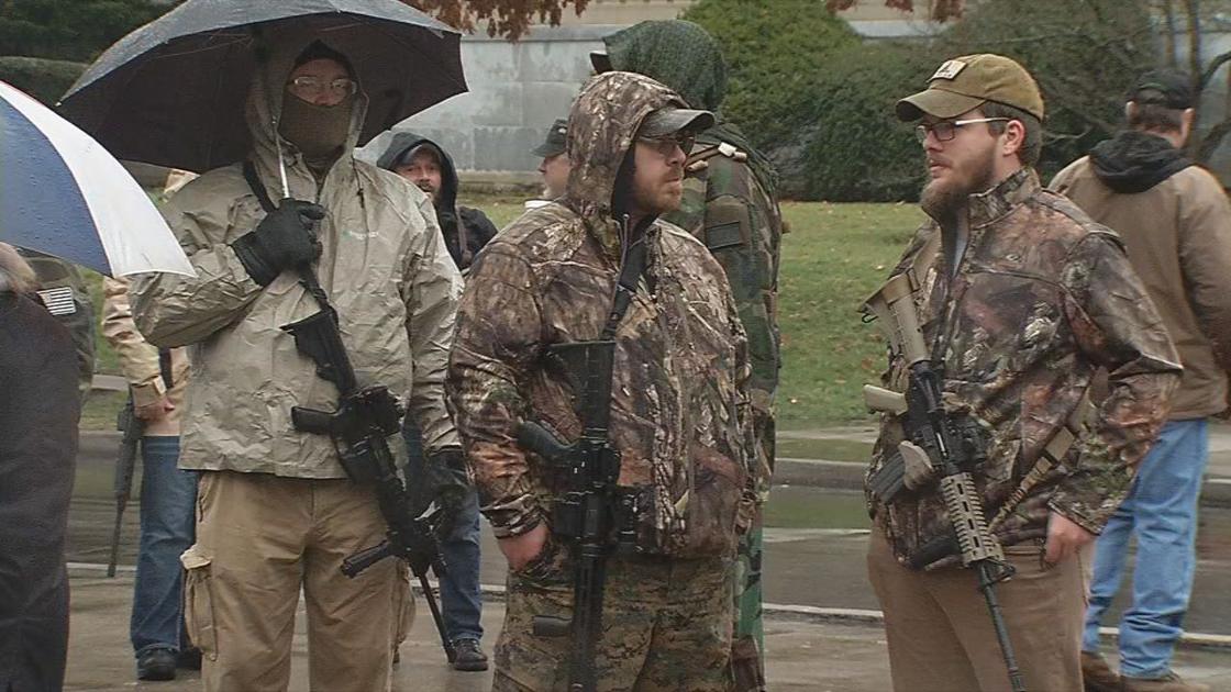 About 200 people attend rally for gun rights at Kentucky Capitol | News | www.bagsaleusa.com/product-category/wallets/
