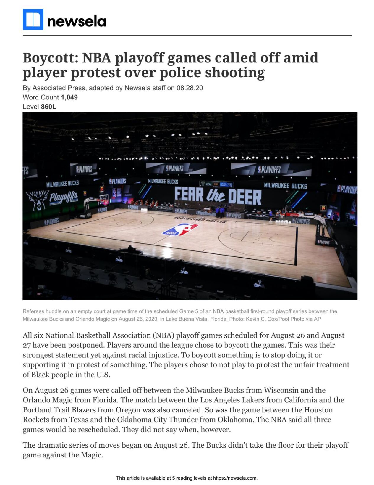 Fayette County School quiz - Sept. 2020