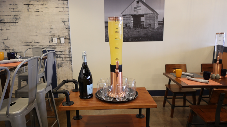 Mimosa tower at Wally's.PNG