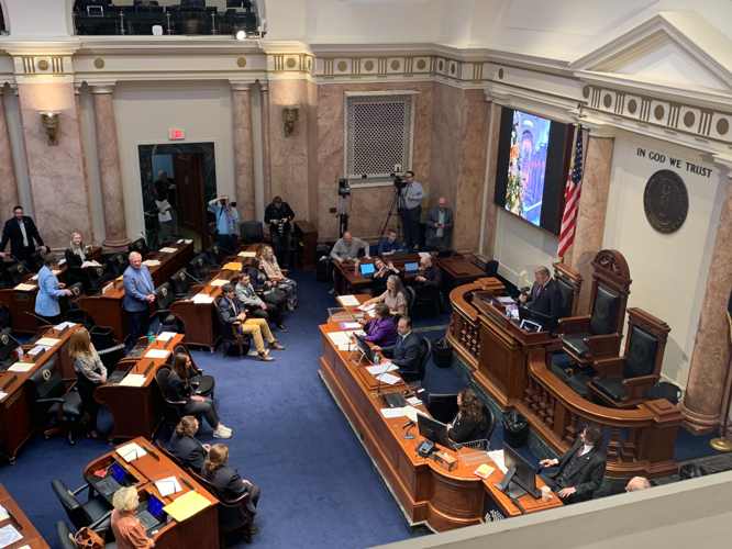 Kentucky lawmakers in Frankfort on Jan. 2, 2024