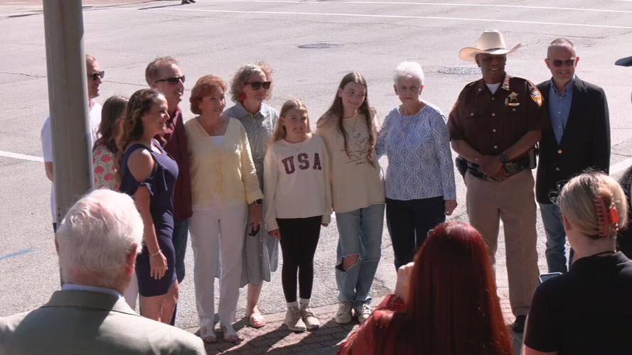 Sheriff John Aubrey street sign unveiled 6-16-26