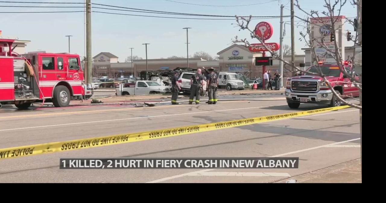 Attempted traffic stop in New Albany ends in fiery crash that killed 1