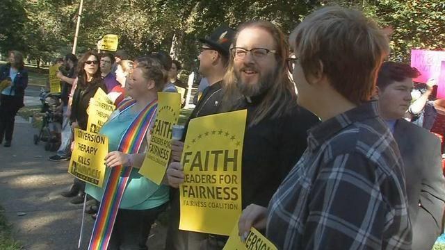 Battle of beliefs sparks protest at Southern Baptist Theological Seminary over LGBT issues ...