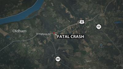 Oldham County fatal crash map