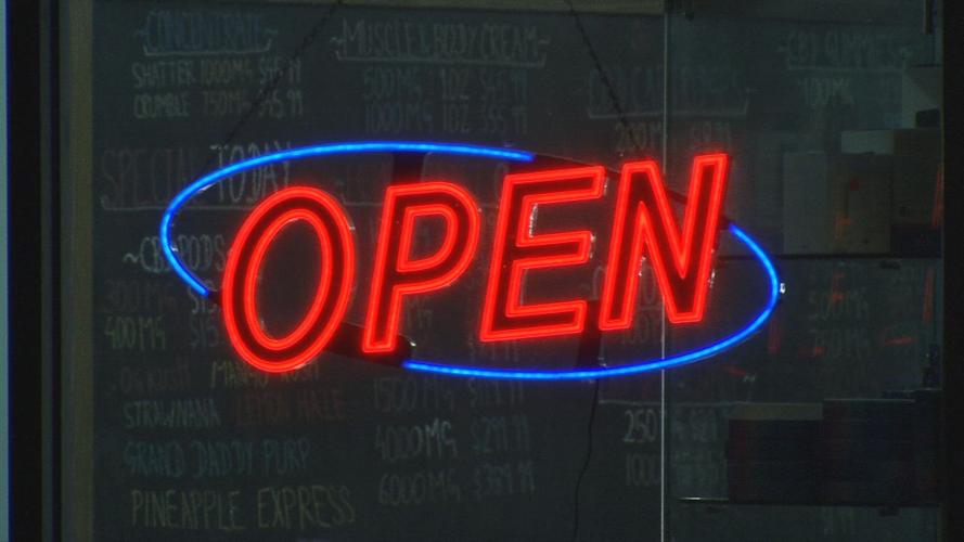 open sign