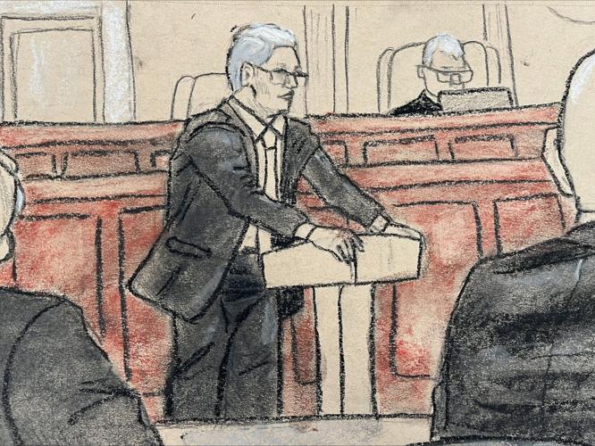 Darren Wolff courtroom sketch
