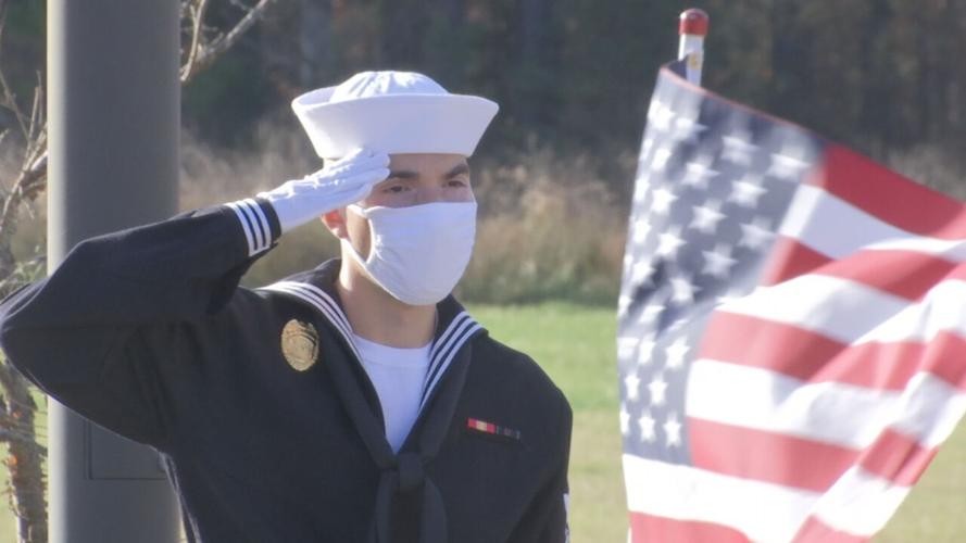 Veteran burial ceremony