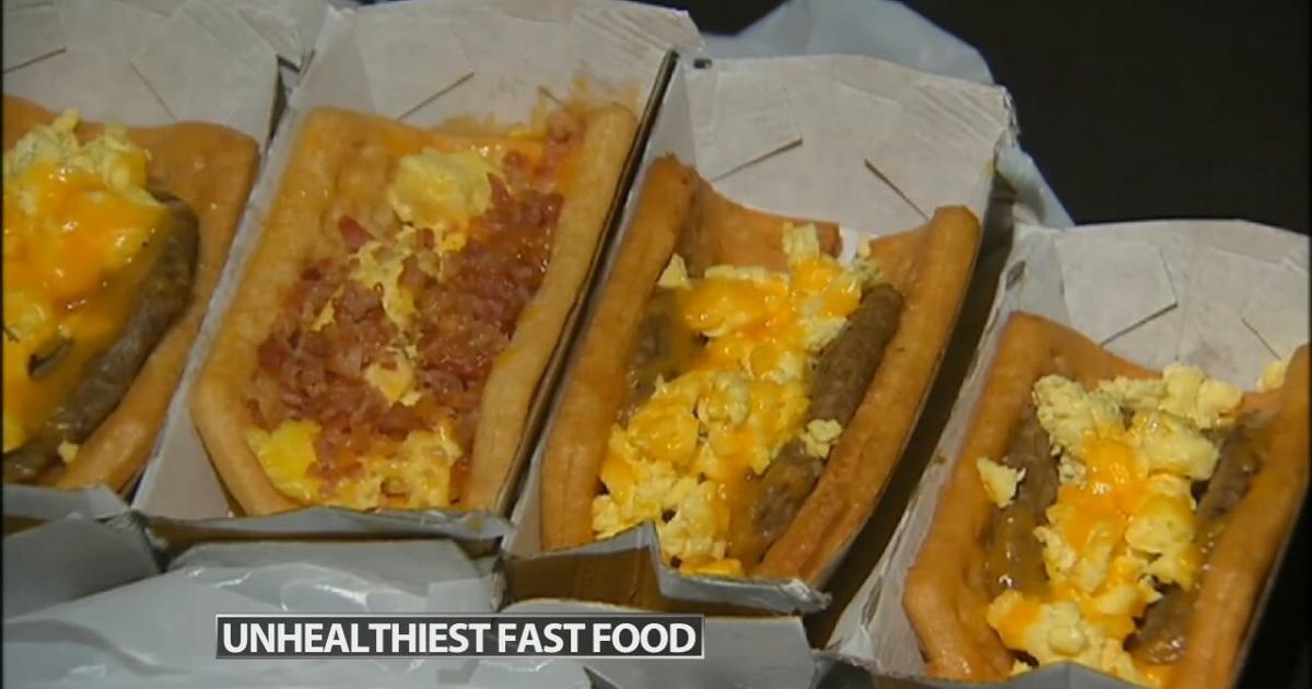 Top 10 unhealthiest fast food meals ranked