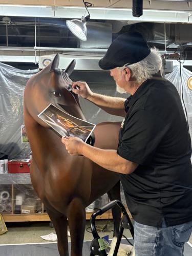 Golden Tempo Derby Museum horse painting 5-20-26