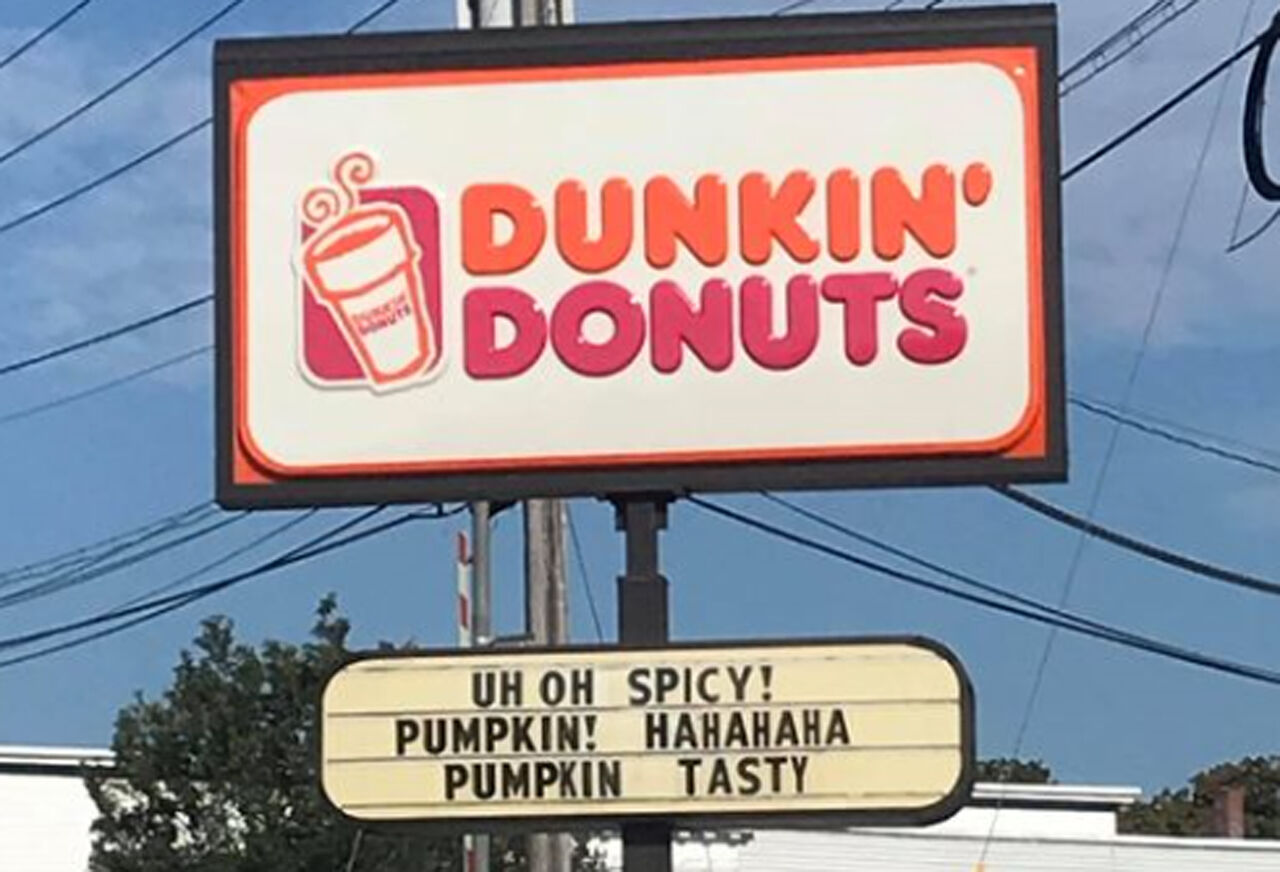 ビンテージ DUNKIN' DONUTS ダンキンドーナツ ライトサイン 看板