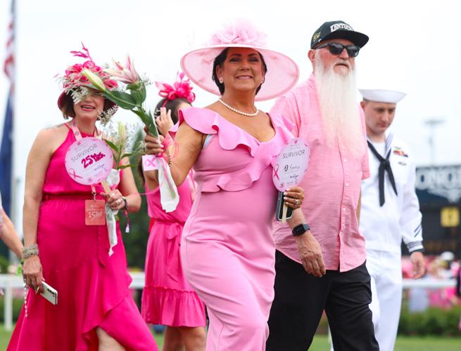 Survivors walk in Survivors Parade at Kentucky Oaks Day.JPG