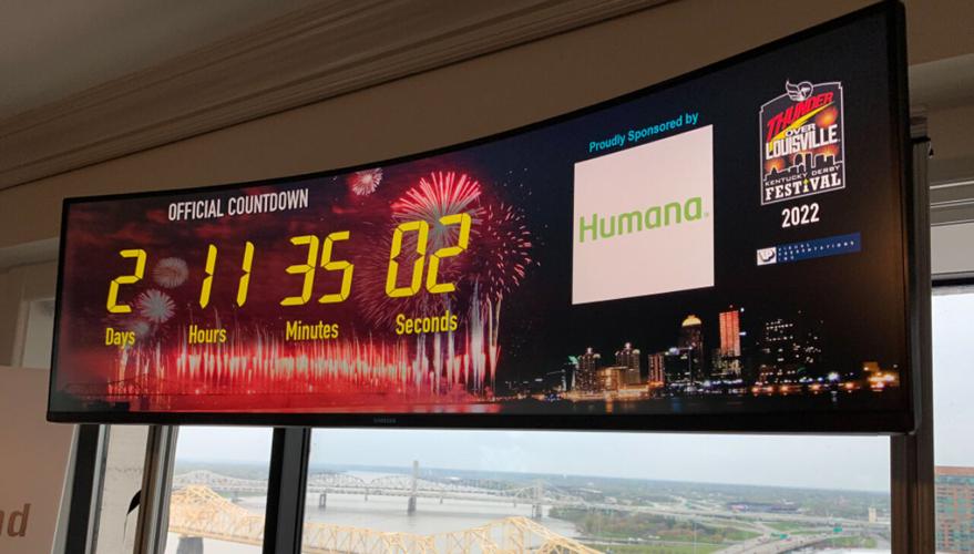 Thunder Over Louisville 2022 countdown clock