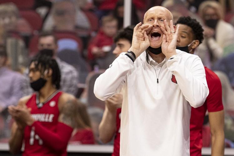 Louisville men's basketball coach Chris Mack