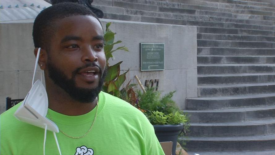Anthony Gaines at Colors Newspaper religious ceremony 8-16-20