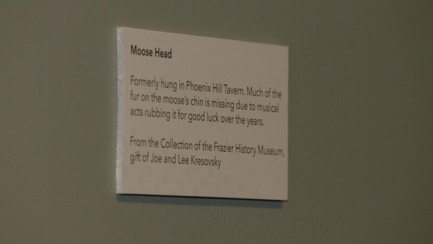 Phoenix Hill Tavern moose head now at Frazier Museum