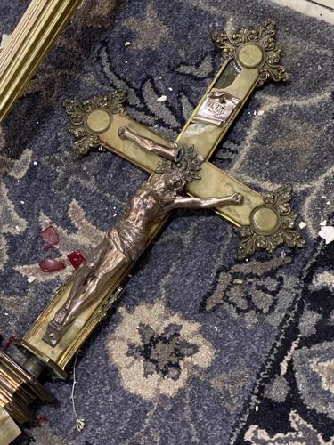 St. Martin Vandalized Sunday