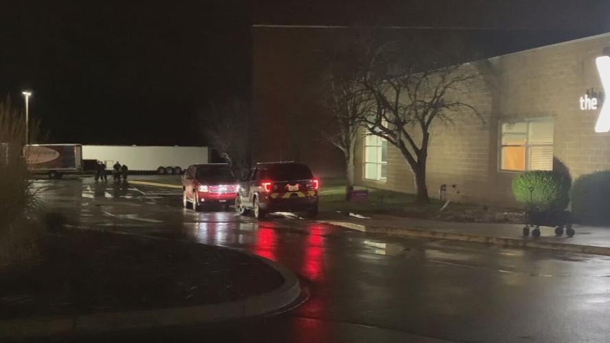 The scene of a Feb. 22, 2023 fire at the Oldham County Family YMCA