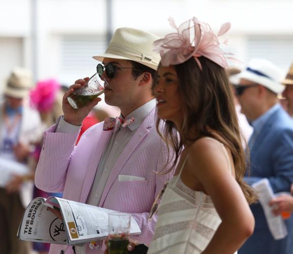 Fans on Kentucky Oaks Day 2025