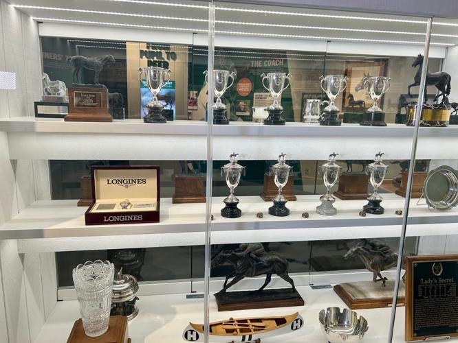 D. Wayne Lukas memorabilia at Kentucky Derby Museum