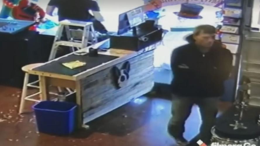 Surveillance video shows theft from the Doo Wop Shop on Dec. 30, 2019