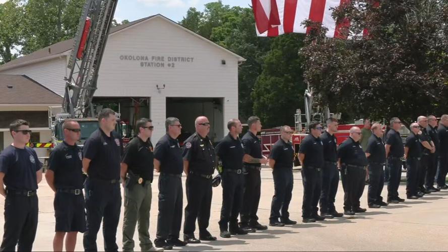 Procession for Okolona Fire Capt. Chris Berry 6-20-25