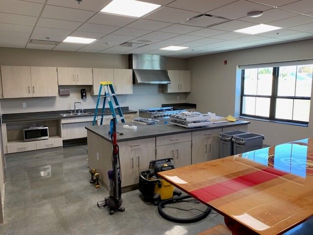 Seymour Fire Station 2 kitchen