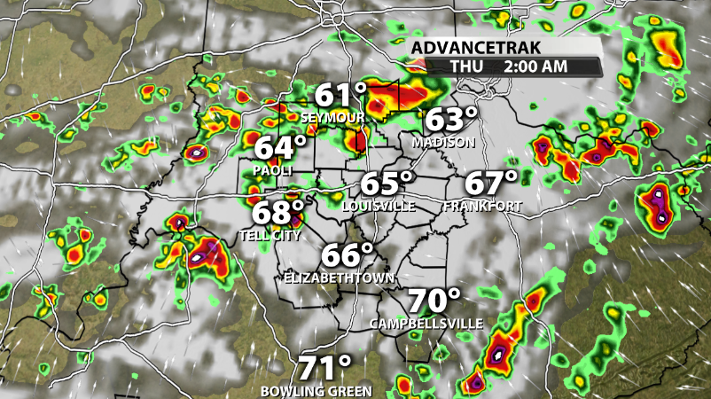 More Rain & Storm Chances Tonight | Weather Blog | Wdrb.com