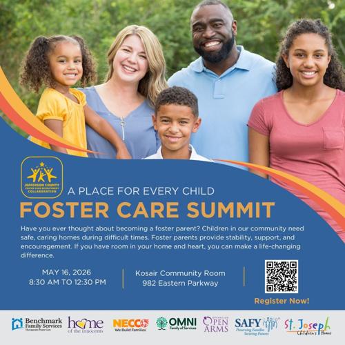 JCFCRC Foster Care Summit flyer