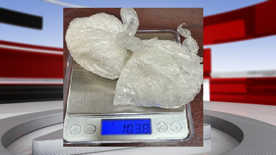 Meth seized by Scott County deputies from wanted fugitive