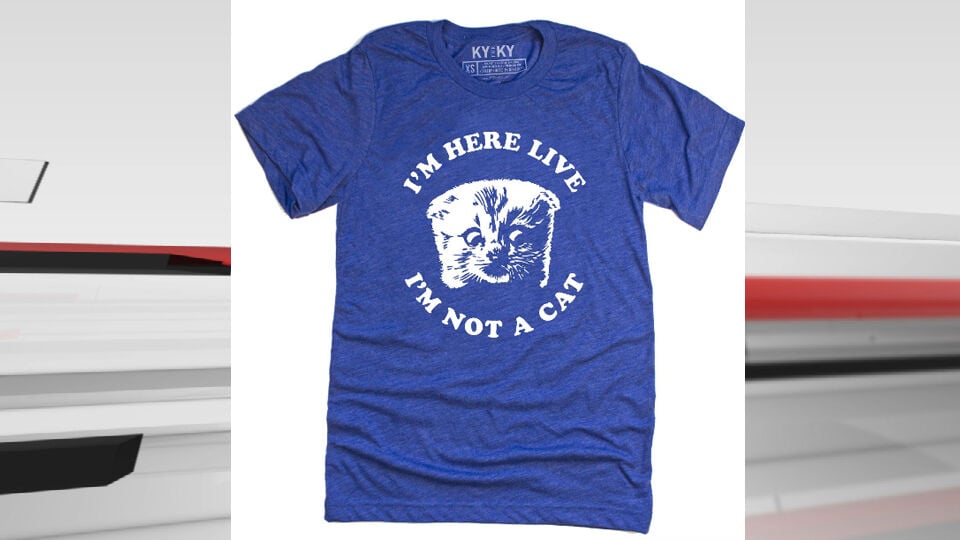 i am not a cat t shirt