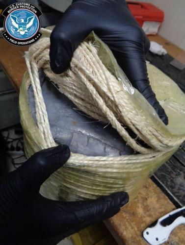 CUSTOMS SEIZURE Spool with drugs inside.JPG