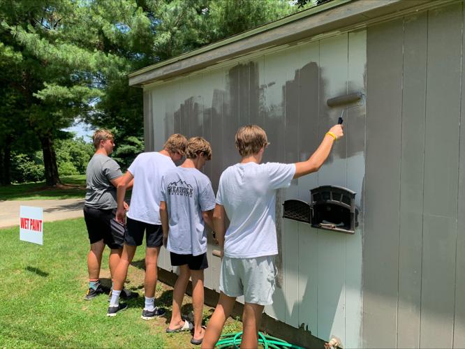 Trinity students at Cherokee