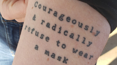 Georgetown woman goes viral after misunderstood tattoo boasting that ... - 6036766249875.image