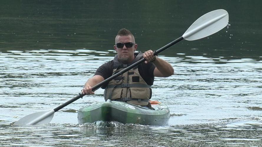 Toby Stigdon on kayak