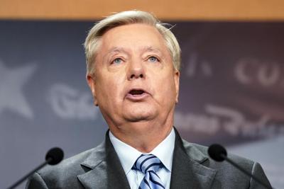 Lindsey Graham during news conference on Russian annexation