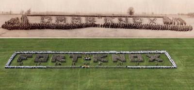 Fort Knox celebrates 100 years with human formation