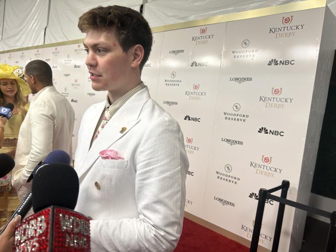 UK basketball player Trent Noah on Derby 151 red carpet 5-3-25