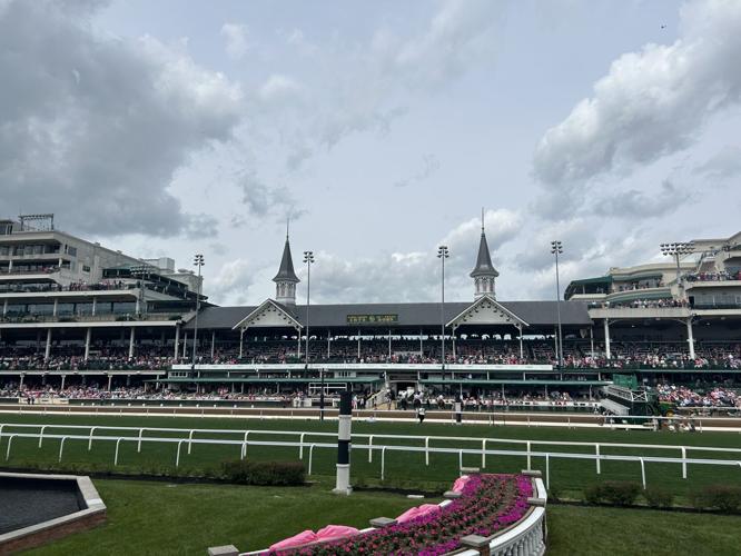 Fans on Kentucky Oaks Day 2025